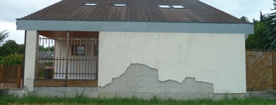 Vorher: Fassadensanierung Ziersdorf